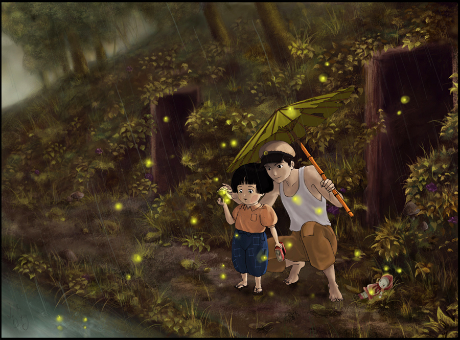 Studio Ghibli Pictures on X: Grave of the Fireflies (1988).   / X