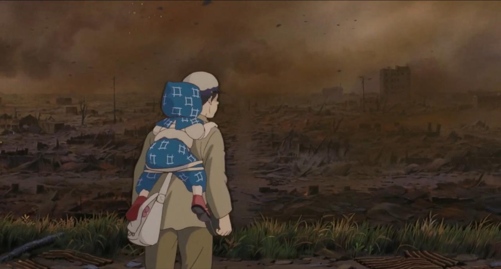 Grave of the Fireflies movie review (1988)