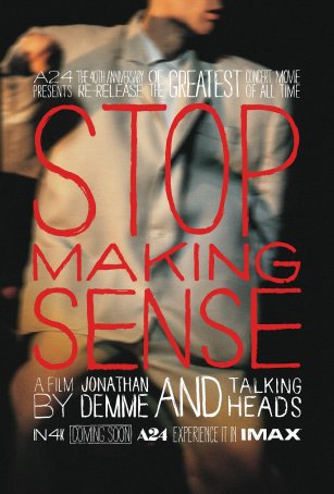 Stop Making Sense (40th Anniversary) Poster